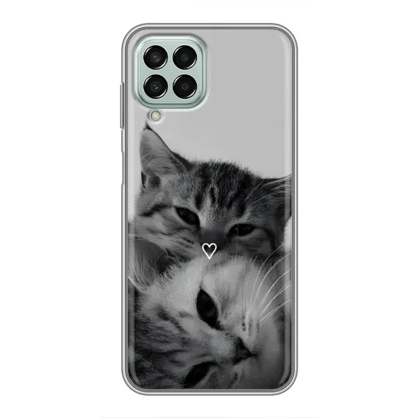 Чохол з принтом «Пара котів» для Samsung Galaxy M33 (5G) (M336B)