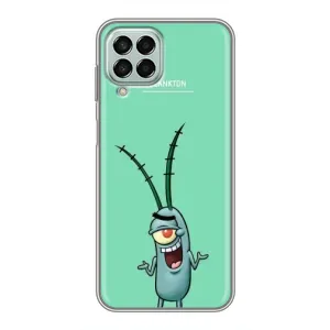 Чехол Губка Боб для Самсунг М33 (5G) (Персонаж Планктон)