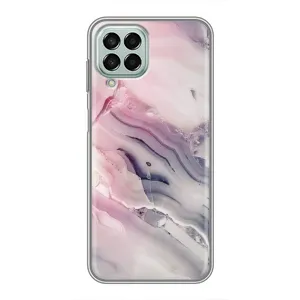 Мраморный чехол на Samsung Galaxy M33 (5G) (M336B) (VPrint) (Пурпурный Мрамор)