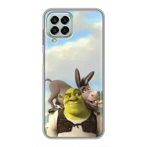 Чохол з мультфільмом Шрек на Samsung Galaxy M33 (5G) (M336B) (Шрек та Осел)