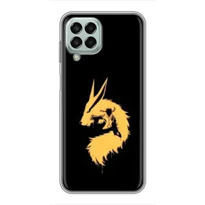 Naruto Anime Чехлы для Самсунг М33 (5G) (AlphaPrint) (силуэт Курама Наруто)