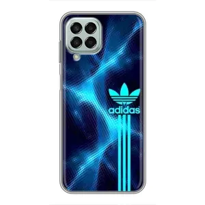 Чехлы Адидас для Samsung Galaxy M33 (5G) (M336B) (AlphaPrint) (Синий Адидас)