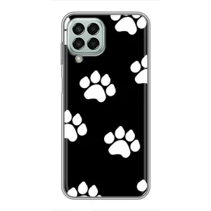 Чехлы с собаками для Samsung Galaxy M33 (5G) (M336B) (VPrint) (Следы собаки)