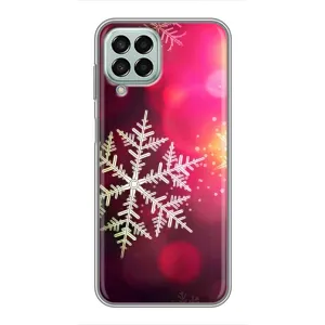 Новогодние Чехлы для Самсунг М33 (5G) (VPrint) (Снежинка)