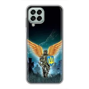 Чехлы с картинкой ЗСУ для Samsung Galaxy M33 (5G) (M336B) (AlphaPrint) (Солдат ЗСУ)