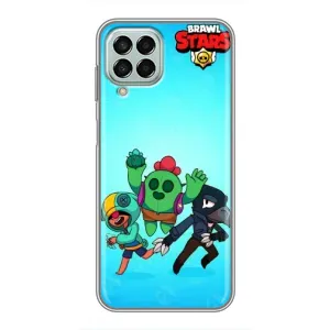 Чехлы Brawl Stars для Samsung Galaxy M33 (5G) (M336B) (AlphaPrint) (Трио героев)