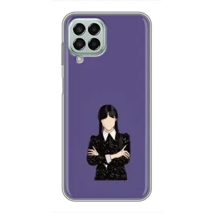 Чохли Венсдей на Samsung Galaxy M33 (5G) (M336B) Уенсдей (AlphaPrint) (Венздей у чорному)