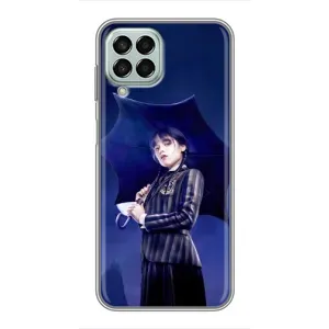 Чохли Венсдей на Samsung Galaxy M33 (5G) (M336B) Уенсдей (AlphaPrint) (Венздей з парасолькою)
