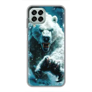 Чехол с картинкой «Хищники» для Samsung Galaxy M33 (5G) (M336B) (Полярный медведь)