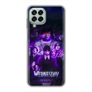 Чохол з дизайном Венздей 2 на Samsung Galaxy M33 (5G) (M336B) (Фіолетова магія Венздей)