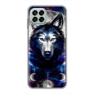 Защитные чехлы для Самсунг М33 (5G) (AlphaPrint) (ХИТ продаж) ВОЛК (Волк)