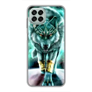 Защитные чехлы для Самсунг М33 (5G) (AlphaPrint) (ХИТ продаж) ВОЛК (Яркий волк)