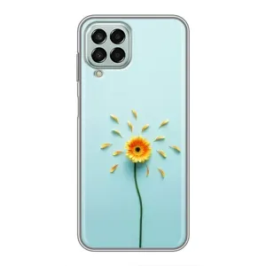 Чохли з квітами для Samsung Galaxy M33 (5G) (M336B) (VPrint) (Жовта квітка)