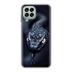 Чехол с картинкой «Хищники» для Samsung Galaxy M33 (5G) (M336B) (Черная змея)