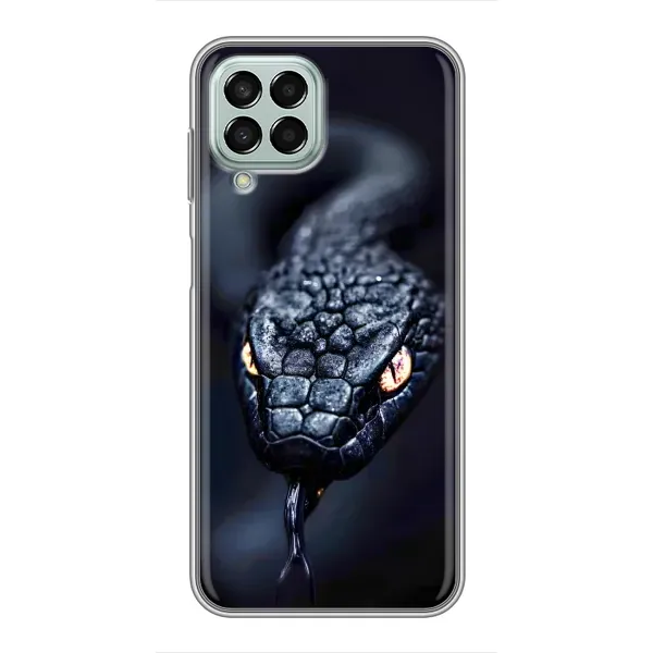 Чехол с принтом «Черная змея» для Samsung Galaxy M33 (5G) (M336B)