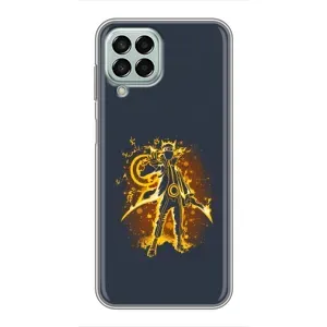 Naruto Anime Чехлы для Самсунг М33 (5G) (AlphaPrint) (золотой Наруто)