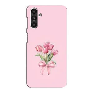 Чохол з розовим принтом для Samsung Galaxy M34 (5G) (Букет квітів)
