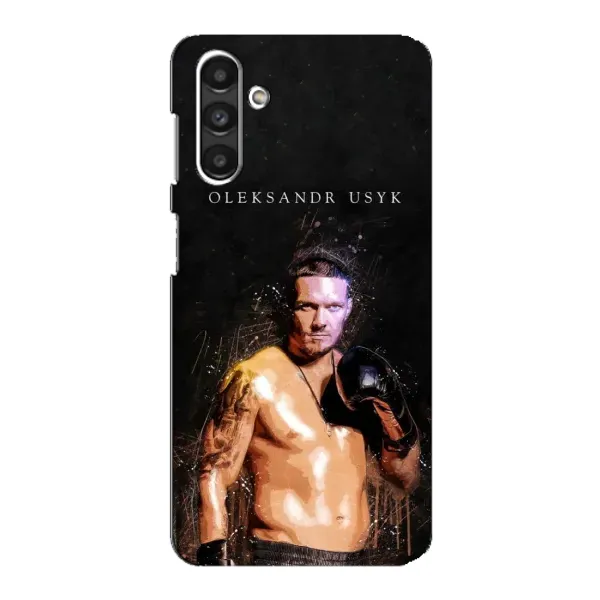 Чехол с принтом «Боксер Александр Усик» для Samsung Galaxy M34 (5G)