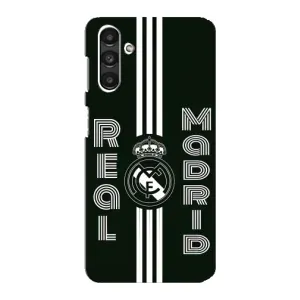 ФК Реал Мадрид чехлы для Samsung Galaxy M34 (5G) (AlphaPrint) (черно белый Реал)