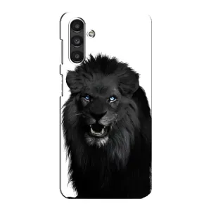 Чехлы с картинками животных Samsung Galaxy M34 (5G) (Черный ЛЕВ)