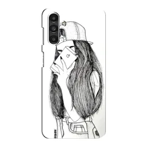Чехол с печатью для Samsung Galaxy M34 (5G) - (Мода) (AlphaPrint) (Фото девочки)