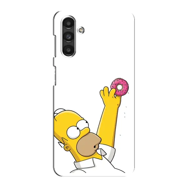 Чохол з принтом «Гомер з пончиком» для Samsung Galaxy M34 (5G)