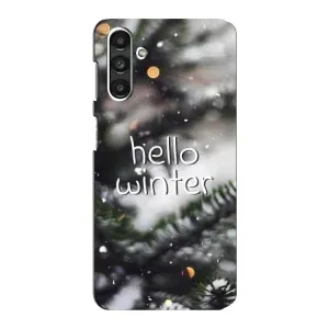 Новогодние, Праздничные Чехлы для Samsung Galaxy M34 (5G) - 2024 год (Hello winter)