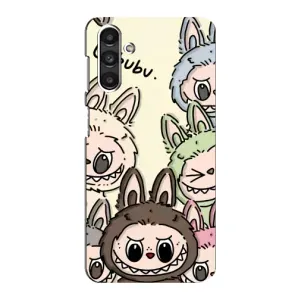 Чохол з Лабубу на Samsung Galaxy M34 (5G) (Золота мавпа Bored Ape)