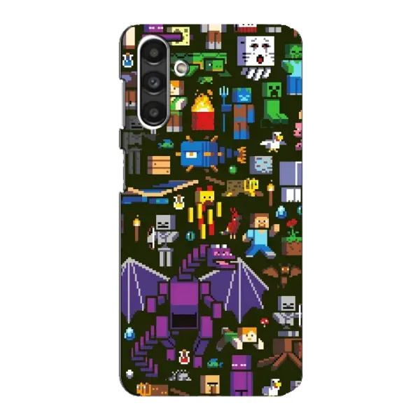 Чехол с принтом «Коллаж Майнкрафт» для Samsung Galaxy M34 (5G) Чехол с принтом «Коллаж Майнкрафт» для Samsung Galaxy M34 (5G)