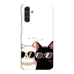 Чохол з малюнком кіт на Samsung Galaxy M34 (5G) (Коти в окулярах)
