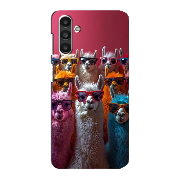 Чохол з принтом «Лами в окулярах» для Samsung Galaxy M34 (5G)