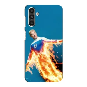 Чехол с принтом «Человек-факел в огне» для Samsung Galaxy M34 (5G)