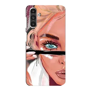 Чехол с печатью для Samsung Galaxy M34 (5G) - (Мода) (AlphaPrint) (Макияж)
