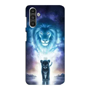 Чехол со Львом для Samsung Galaxy M34 (5G) (VPrint) (Маленький лев)