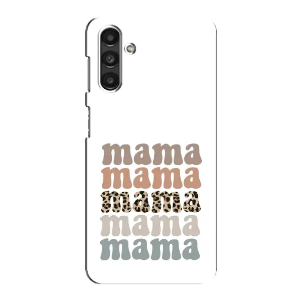 Чехол с принтом «Текстовый коллаж мама» для Samsung Galaxy M34 (5G)