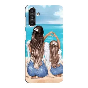 Чехол с печатью для Samsung Galaxy M34 (5G) - (Мама с ребенком) (AlphaPrint) (Мама с доченькой)