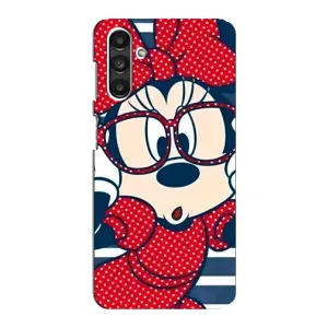 Эксклюзивный чехол для Samsung Galaxy M34 (5G) (AlphaPrint - Мультяшные) (Маус в очках)