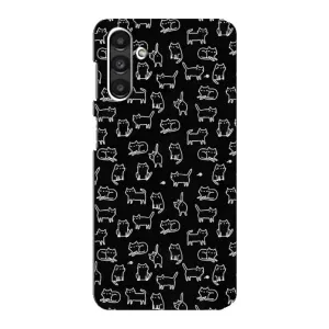 Чехол с принтом для Samsung Galaxy M34 (5G) (AlphaPrint) Модные коты (Меленькие котики)