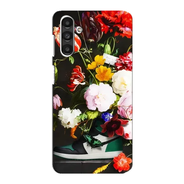 Чехол с принтом «Nike цветы» для Samsung Galaxy M34 (5G)