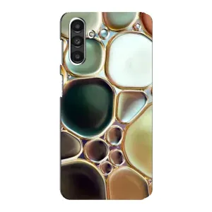 Мраморный чехол на Samsung Galaxy M34 (5G) (VPrint) (Радужный Мрамор)