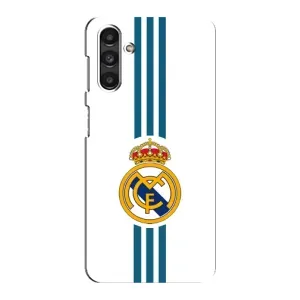 ФК Реал Мадрид чехлы для Samsung Galaxy M34 (5G) (AlphaPrint) (Реал Мадрид на белом)