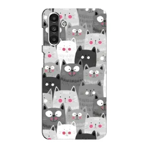 Чехлы с Котиками для Samsung Galaxy M34 (5G) (VPrint) (Рисованные котики)