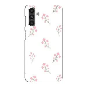 Чохол з розовим принтом для Samsung Galaxy M34 (5G) (Рожеві квіти)