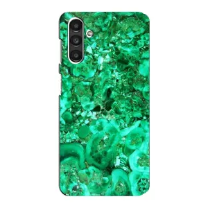 Мраморный чехол на Samsung Galaxy M34 (5G) (VPrint) (Салатный Мрамор)