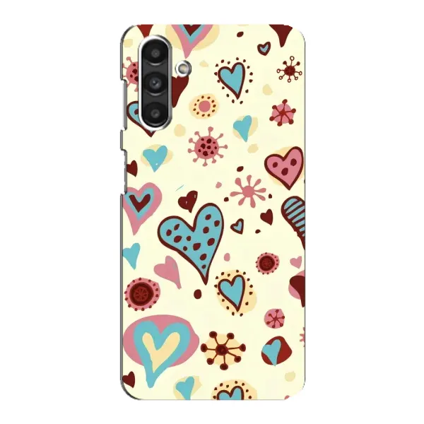 Чохол з принтом «Сердечки» для Samsung Galaxy M34 (5G)