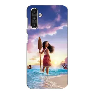 Чехол с мультфильмом Моана Samsung Galaxy M34 (5G) (Моана с веслом)