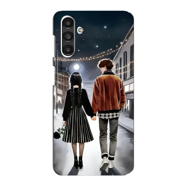 Чехол с принтом «Уэнздей и Тайлер» для Samsung Galaxy M34 (5G) Чехол с принтом «Уэнздей и Тайлер» для Samsung Galaxy M34 (5G)