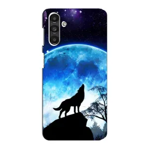 Защитные чехлы для Самсунг М34 (5G) (AlphaPrint) (ХИТ продаж) ВОЛК (Волк на луну)