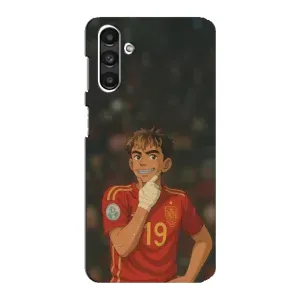 Чехол с футболистом Ламин Ямаль Samsung Galaxy M34 (5G) (Ямаль аниме)
