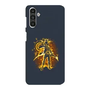 Naruto Anime Чехлы для Самсунг М34 (5G) (AlphaPrint) (золотой Наруто)